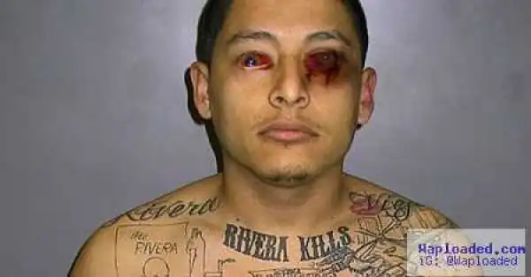 Omg! Gangster Goes Blind After Tattooing His Own Eyeballs (Photos)